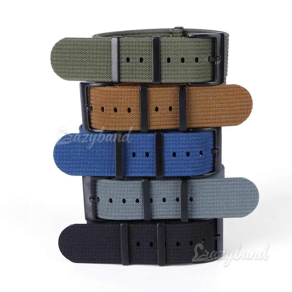 New Belt 18mm 20mm 22mm Nylon  - đánh giá và giá Nato Strap Nylon