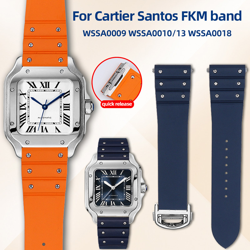 19mm 21mm For Cartier Santos W - đánh giá và giá Suede Strap Watch